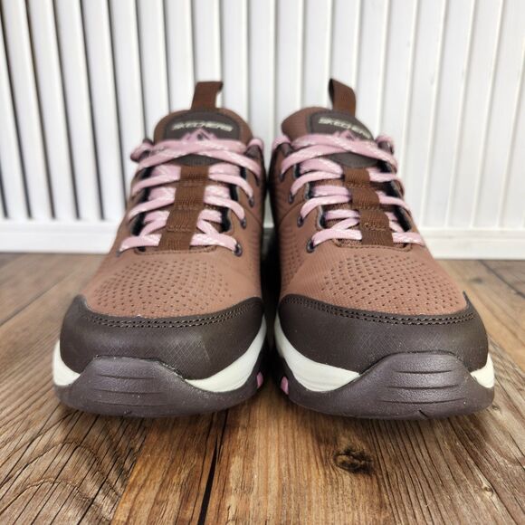 Skechers Trego Trail Destiny Women's 8 Brown Water Resistant Hiking Shoes 180006 - Picture 2 of 9